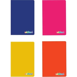 A4 Plastik Kapak Defter Kareli 80 Yp 4'lü