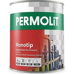 Monotip Antipas Parlak Metal Boyası 2,5Lt Kırmızı 6020