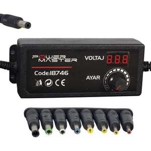 3V-12V 5Amper Çok Uçlu Ayarlı Adaptör