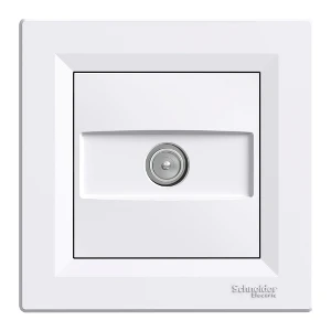 Schneider Electric Asfora Tv Konnektörü 1Db Beyaz 3606480526329 Çerçevesiz