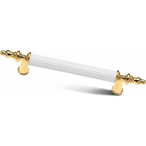 Kumru Beyaz Altın Lüks Mobilya Dolap Çekmece Kulp 96 Mm