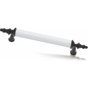 Kumru Beyaz Siyah Lüks Mobilya Dolap Çekmece Kulp 128 Mm