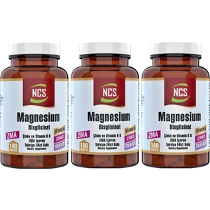 Zma 180 Tablet Çinko Folic Acid Vitamin B 6 Magnezyum Bisglisinat