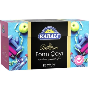 Karali Çay Premium Bardak Poşet Form Çayı 20'li