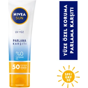 Sun Yüz Parlama Karşıtı Güneş Kremi Spf 50