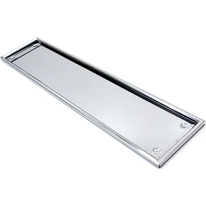 Paslanmaz Metal Plaka Altlığı Krom Plakalık