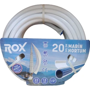 Rox 1/2'' 13 mm Marine Tekne Bahçe Sulama Hortumu 20 Metre
