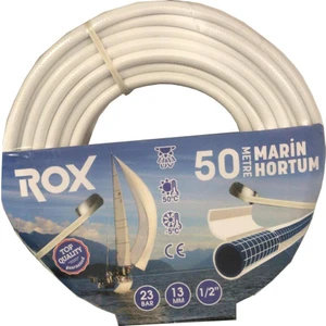 Rox 1/2'' 13 mm Marine Tekne Bahçe Sulama Hortumu 50 Metre