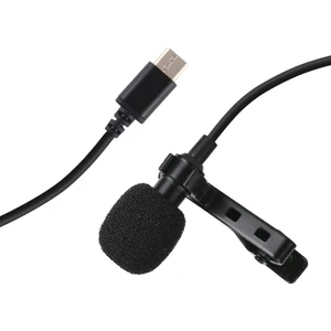 Type-C Profesyonel Telefon Youtuber Yaka Mikrofonu 1.5m AL-32324