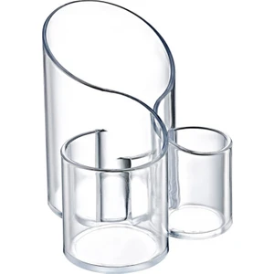 Oval Makyaj Düzenleyici 3 Bölmeli Makyaj Organizer