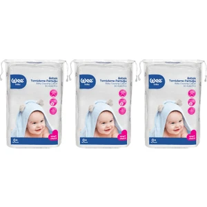 Wee Baby Bebek Temizleme Pamuğu 60'lı - 3 Adet