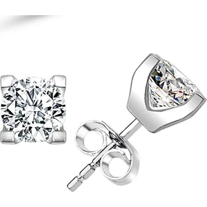 Swarovskı Taşlı Tek Taş Küpe 01
