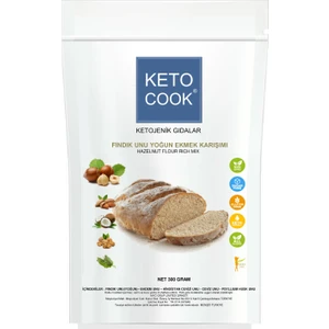 Ketojenik Fındık Unu Yoğun Ekmek Karışımı ( Hazelnut Based Ketogenic Bread Flour ) 300 gram