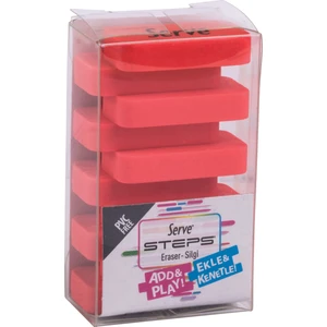 Steps Silgi Fosforlu Kırmızı