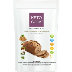 Ketojenik Ceviz Unu Yoğun Ekmek Karışımı ( Walnut Based Ketogenic Bread Flour ) 300 gram