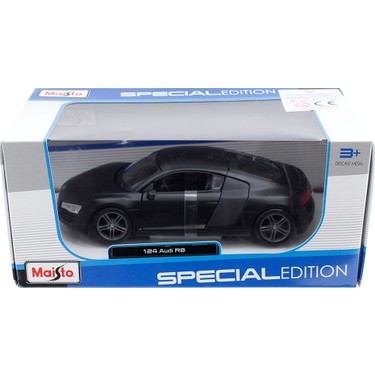 マイスト　Audi  R8 Maisto Audi R8 1:24 Model Araba Siyah Fiyatı - Taksit Seçenekleri