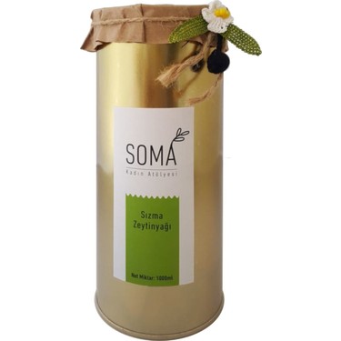 Soma Kadın Atölyesi Sızma Zeytinyağı Boyasız Katkısız 1000 Fiyatı