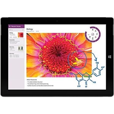 Microsoft Surface 3 32GB 10.8 Tablet PC (7G7-00003) Fiyatı
