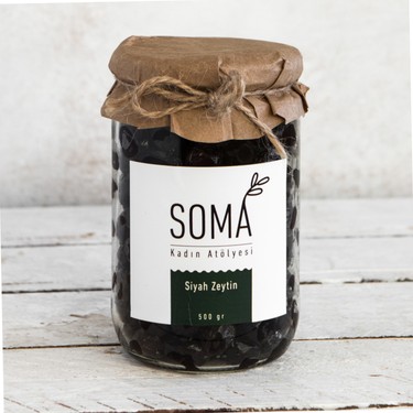 Soma Kadın Atölyesi Siyah Zeytin Boyasız Katkısız - 500 gr Fiyatı