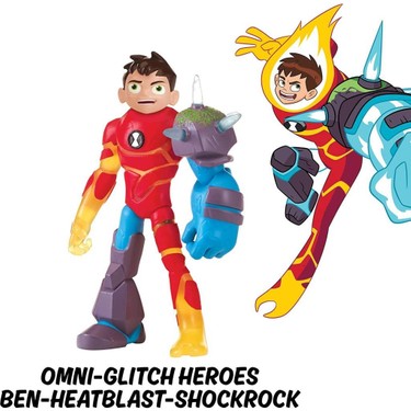 Playmates Ben 10 Aksiyon Figürleri - Omni-Glitch Heroes Fiyatı