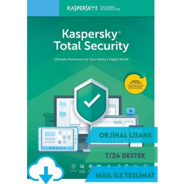 Kaspersky Total Security 2023 Dijital Abonelik -1 Cihaz 1