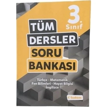 Tudem Yayınları 3. Sınıf Tüm Dersler Soru