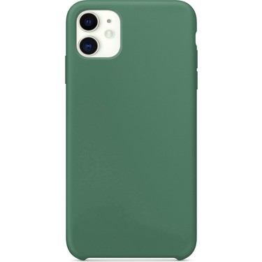 çikolata giyim Siesta  Logis Apple iPhone 11 Velvet Silikon Kılıf - Yeşil Fiyatı