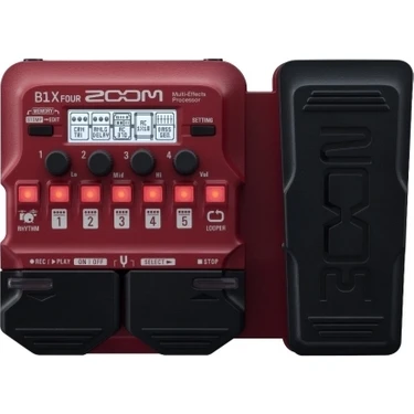 Zoom B1x FOUR Expression Pedallı Bass Multi-Efekt Prosesörü Fiyatı