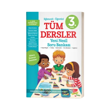 Dikkat Atölyesi Yayınları 3. Sınıf Tüm Dersler Yeni Nesil Soru Bankası Seti – 8-9 Yaş İlkokul