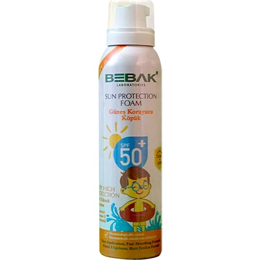 Bebak Bebek Güneş Köpüğü 50+ Spf 150