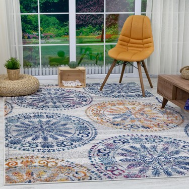 galaksihome geometrik desenli modern yazlik hali 6 m2 fiyati