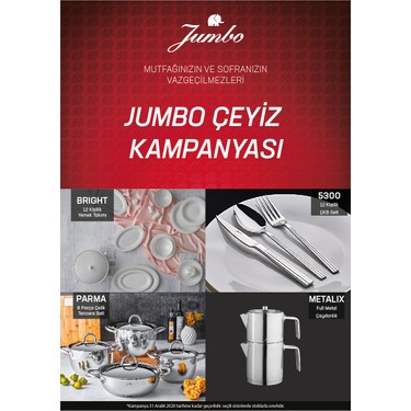 Jumbo Ceyiz Seti 6 Bright 12 Kisilik Yemek Takimi Fiyati