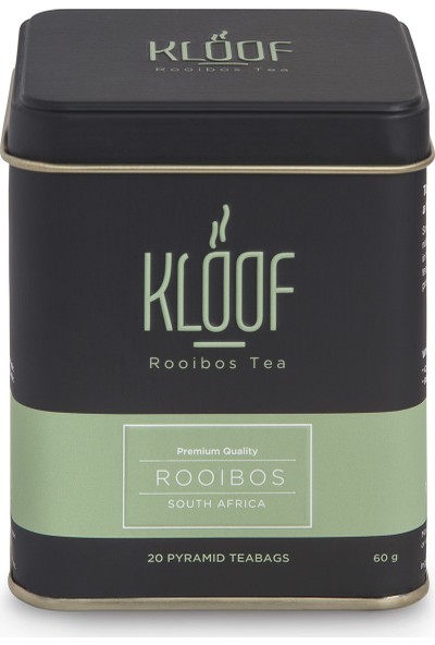 Kloof Rooibos Tea Plain Rooibos Tea - Roybos Çayı 20'li Biodegradable Piramit Poşet 60 gr