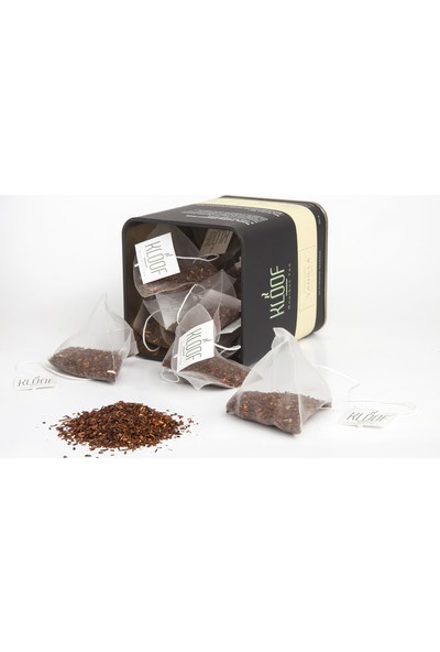 Kloof Rooibos Tea Vanilla Rooibos Tea - Vanilya Aromalı Roybos Çayı 20'li Biodegradable Piramit Poşet 60 gr