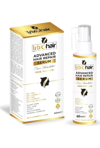 Trixohair Saç Dökülmesine Karşı Saç Bakım Serumu Kadınlar İçin 60 ml
