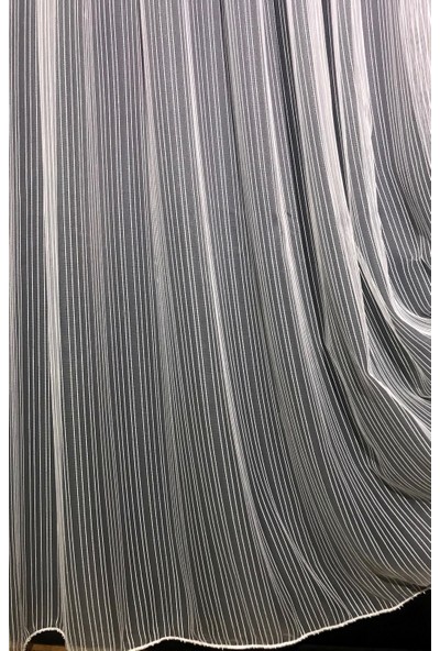 Brillant Çizgili Tül Perde 1/2,5 Pile 100 x 180 cm