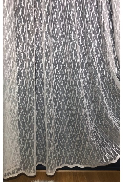 Brillant Çizgili Tül Perde 1/3 Pile 100 x 180 cm