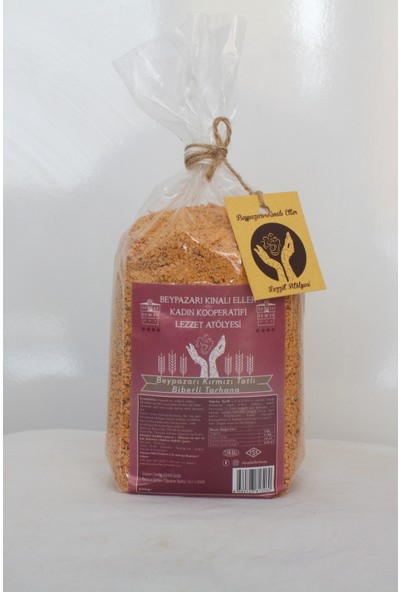 Kınalı Eller Kadın Kooperatifi Beypazarı Kırmızı Tatlı Biberli Tarhana 500GR.