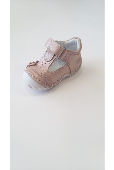 Teo Bebe İlkadım Deri Kız Bebek Ayakkabısı