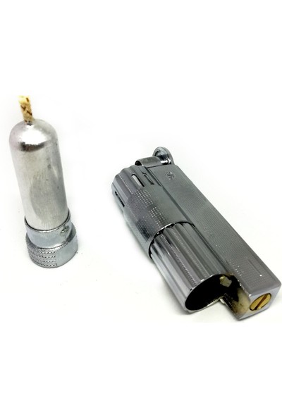 CLİPPER Benzinli Metal Muhtar Çakmağı - Benzin ve Taş