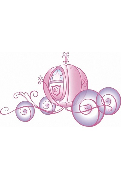 York RoomMates RMK1522SLM Disney Prenses Arabası Duvar Sticker