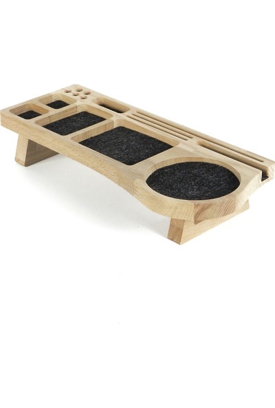 Fagus Wood Mini Stanley Masa Düzenleyici Füme