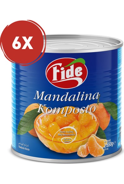 Fide Mandalina Komposto 3 kg x 6'lı