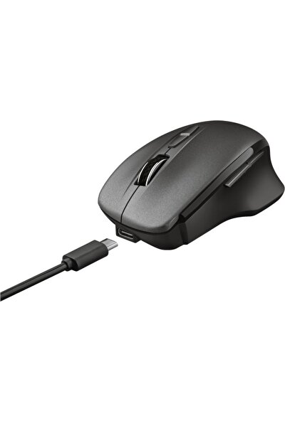 Trust 23340 Themo C-Type Şarj Edilebilir Kablosuz Mouse Siyah