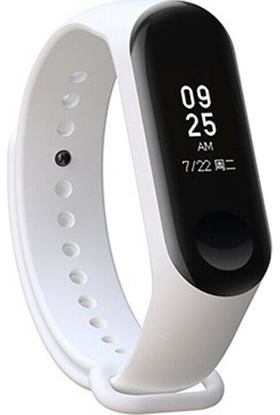 Arabulalaca Xiaomi Mi Band 4 Kordon Silikon Kayış Beyaz