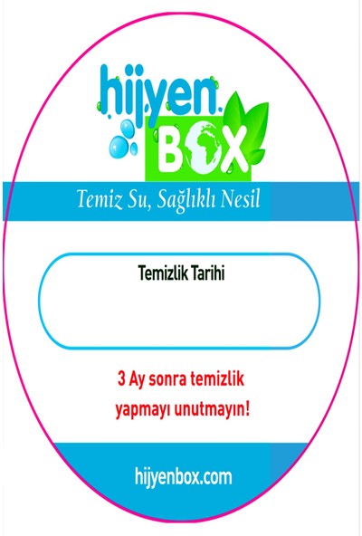 Hijyen Box Sebil Temizlik Sıvı Jel Solüsyon Temizleme Seti 3 Kutu
