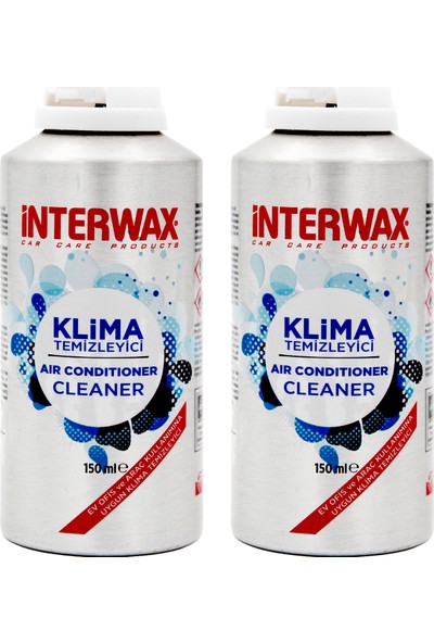 Interwax Limon Kokulu Klima Temizleyici Klima Bombası 150 ml (2 Adet)