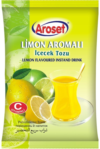 Aroset Aromalı Içecek Tozu Limon Aromalı 300 gr