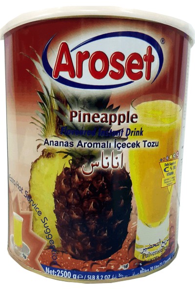 Aroset Aromalı Içecek Tozu Ananas Aromalı 2,5 kg