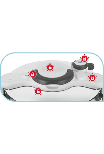 Tefal P46207 Clipso Minut Easy Düdüklü Tencere 6 L - 1510001224